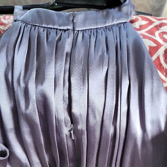 Jones Wear Womens Mauve/black Beaded Neck Midi Dress  Metallic, Holiday Sz 14 - Picture 7 of 9